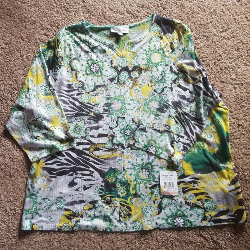 Breckenridge womens 2X top